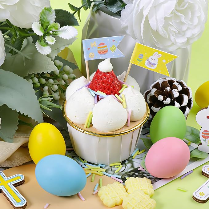 Easter Sprinkles for Cake Decorating, 11Oz Pastel Spring Sprinkles for Cookies with Jimmies, Nonpareils, Egg, Carrot, Sanding Sugar, Cupcake Ice Cream Donuts Baking Toppings