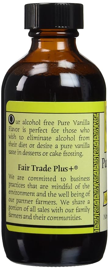 Singing Dog Vanilla Pure Vanilla Flavor, Alcohol-Free, 4 fl oz - Real Vanilla Beans, Glycerin-Based - Non-GMO, Vegan, Kosher Pareve