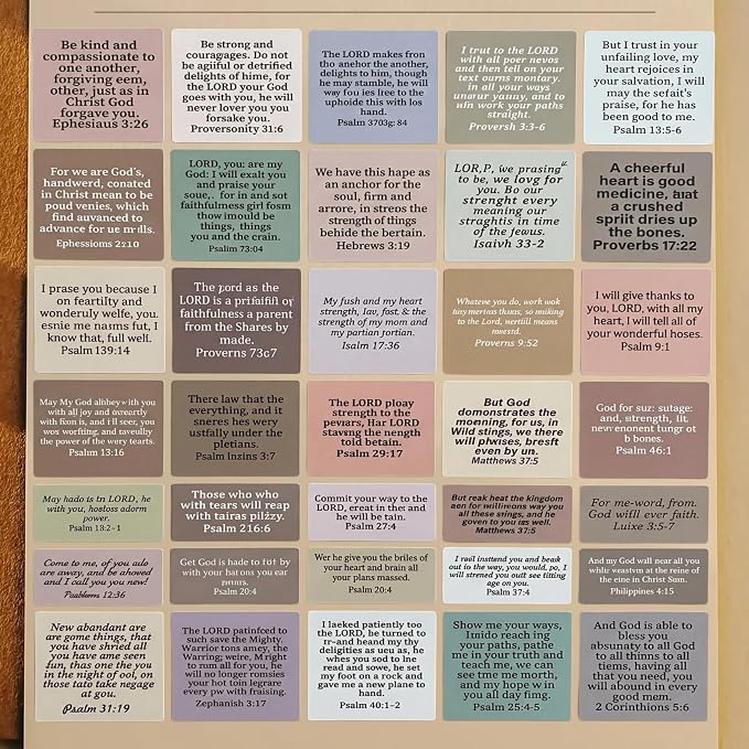 150PCS Christian Scripture Collection by Beyond Normal Bible Verses Waterproof Vinyl Decals for Scripture Journaling Bible Study Laptop Water Bottle Religious Gifts