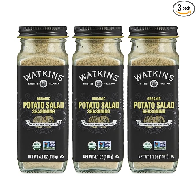 Watkins Gourmet Organic Spice Jar, Potato Salad Seasoning,4.1 Ounce (Pack of 3)