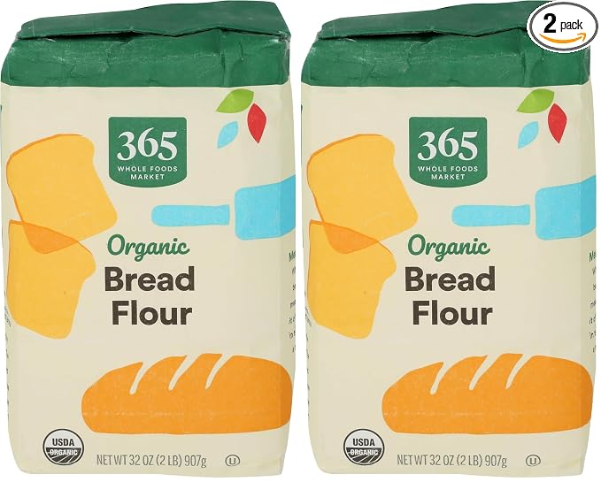 365 by Whole Foods Market, Flour Bread Organic, 32 Ounce (Pack of 2)