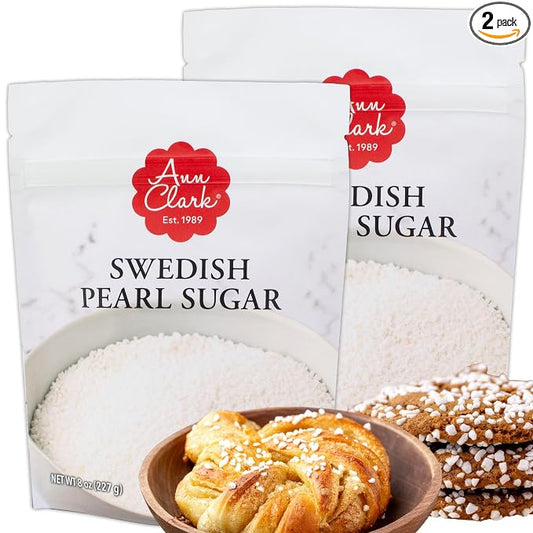 Ann Clark Swedish Pearl Sugar, 8 oz. (2 Pack)