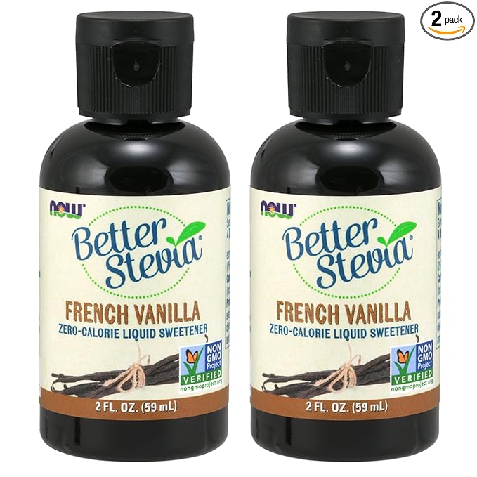 Now Foods BetterStevia Liquid Extract (French Vanilla) - 2 oz. 2 Pack