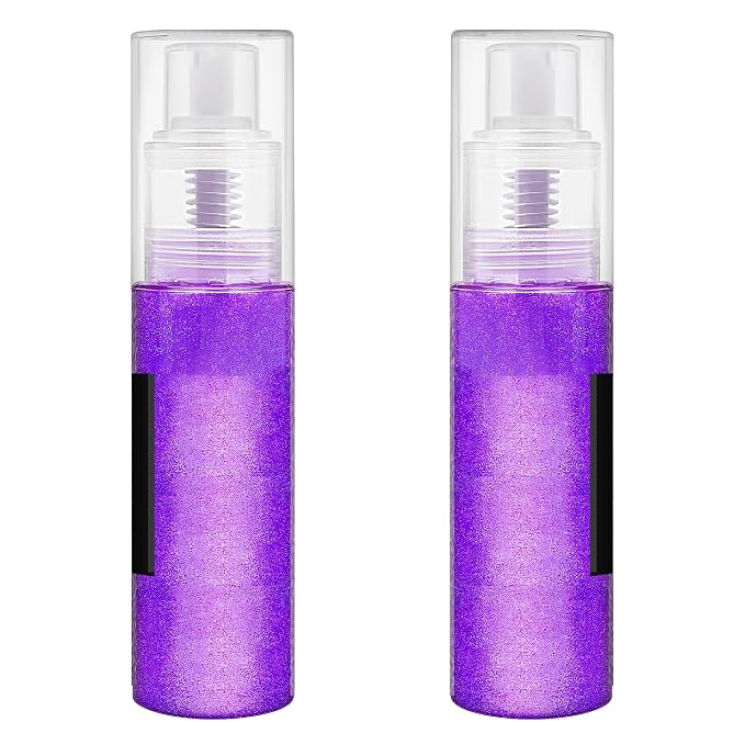 Edible Glitter Spray - 20g Luster Dust Edible Food Grade Glitter for Cake Decorating, Cocktails, Drinks - Shimmer Dust Powder Metallic Food Coloring Powder for Cookie, Candy, Icing (Purple)