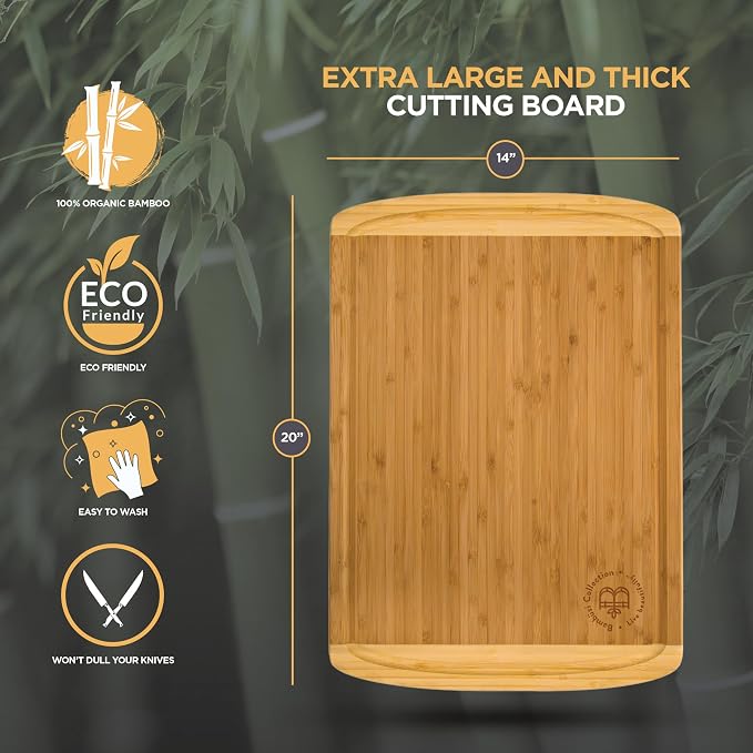 Personalized BBQ Cutting Board Gift - Custom Engraved Bamboo Wooden Grill Board for Dad Husband Grandpa, Grilling Gifts for Men, Grill Master Meat Steak Board, Birthday, House Warming Gifts New Home