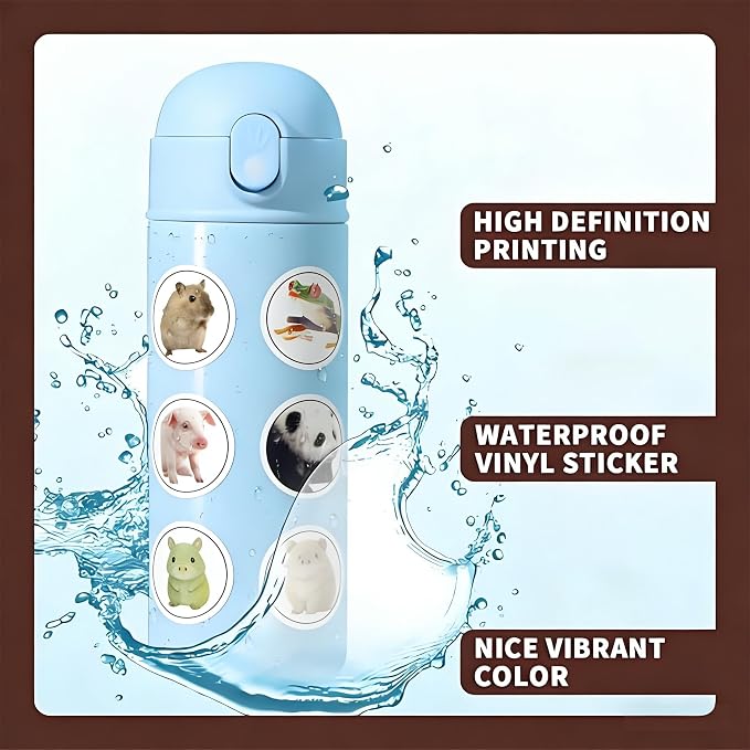 Custom Round Stickers,Custom Waterproof Vinyl Labels,Personalized Made with Love Stickers for Small Business Packaging, Wedding Favors, Branding-0.75-10inch (50-1000 pcs)