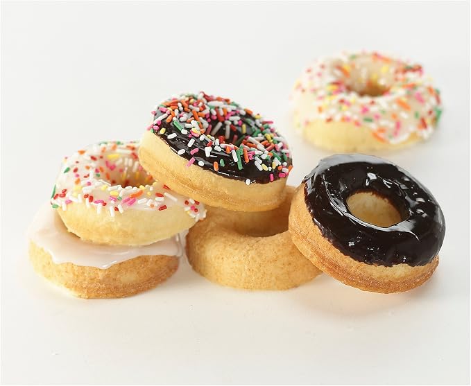 Nordic Ware 6 Cavity Donut Pan, Metal