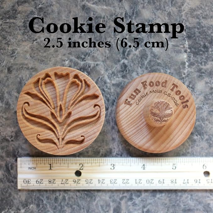 Flower Deco Cookie Stamp CS-026 by Fun Food Tools