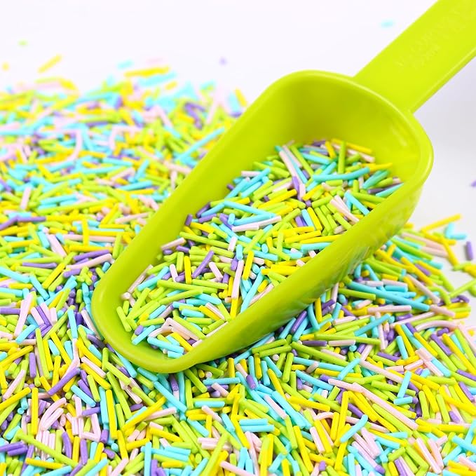 Easter Sprinkles for Cake Decorating St. Patricks Edible jimmies Sprinkles Green Spring pastel Sprinkles for Cake Cookie Cupcake Toppers Ice Cream Jimmies Decorations 7 ounce