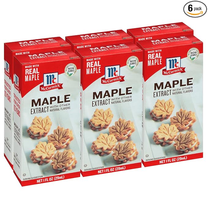 McCormick Maple Extract With Other Natural Flavors, 1 fl oz (Pack of 6)