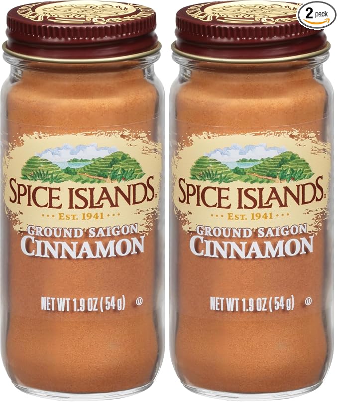 Spice Islands Ground Cinnamon, 1.9 oz (Pack of 2)