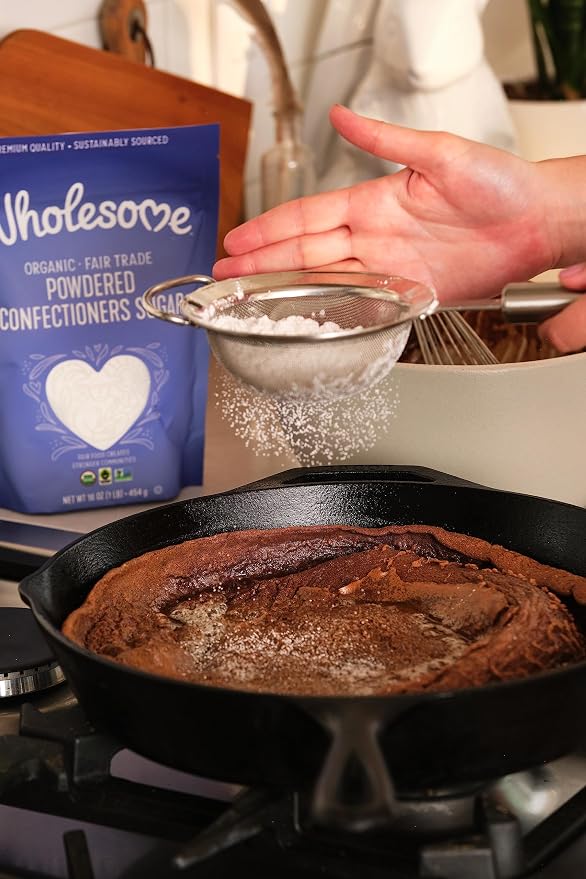 Wholesome Sweeteners, Organic Powdered Sugar, 1 lb ( Packaging may vary ) (Pack of 5)