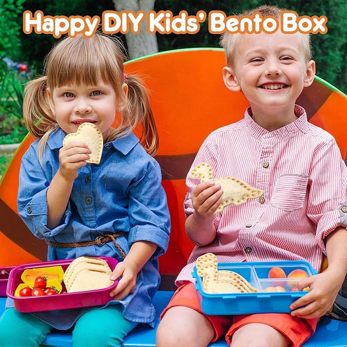 32PCS Sandwich Cutter and Sealer Set Sandwich Cutter for Kids, Vegetable Fruit Cutter Shapes with Food Picks for Kids School Lunch Bento Box Accessories Cookie Cutters | Sandwich Cutter and Sealer Cookie Cutter Fruit Cutters Shapes Sandwich Maker Bread...