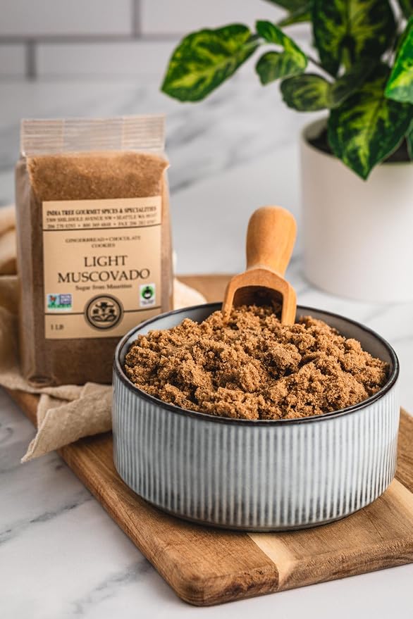 India Tree Light Muscovado Sugar, 1 lb.