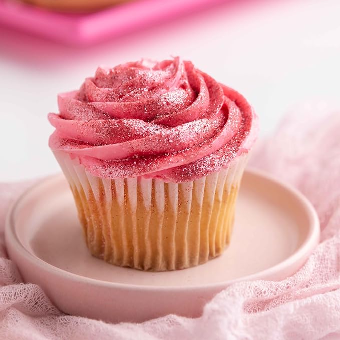 Sweets Indeed Red Edible Glitter – Valentines Day Food-Grade Drink & Baking Shimmer for Cocktails, Beverages, Cakes & Desserts – 4 gram jar