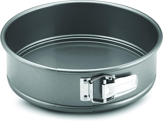 Anolon 54711 Advanced Nonstick Springform Baking Pan / Nonstick Springform Cake Pan / Nonstick Cheesecake Pan, Round - 9 Inch, Gray