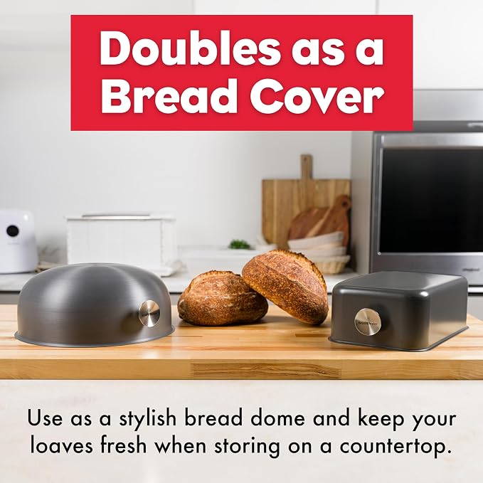 Brod & Taylor Ultralight Baking Shell for Sourdough Bread (Batard) – No Preheating Needed for Crispy Crust and Even Baking