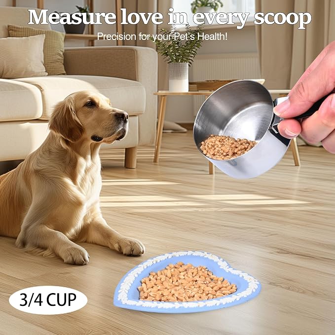 DOTINGHUX 3/4 Cup Magnetic Grips Stainless Steel Measuring Cup -1PCS