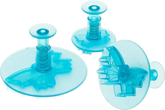 Ateco Butterfly Sugar Paste Cutters with Plunger, Graduated 3 Piece Set