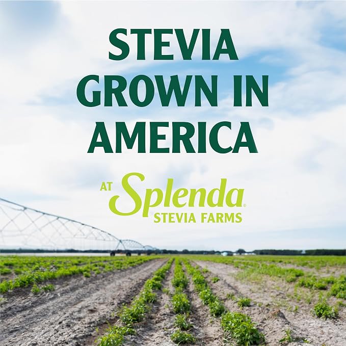 SPLENDA Stevia Zero Calorie Sweetener, Plant Based Sugar Substitute Granulated Powder, 19 oz Jar