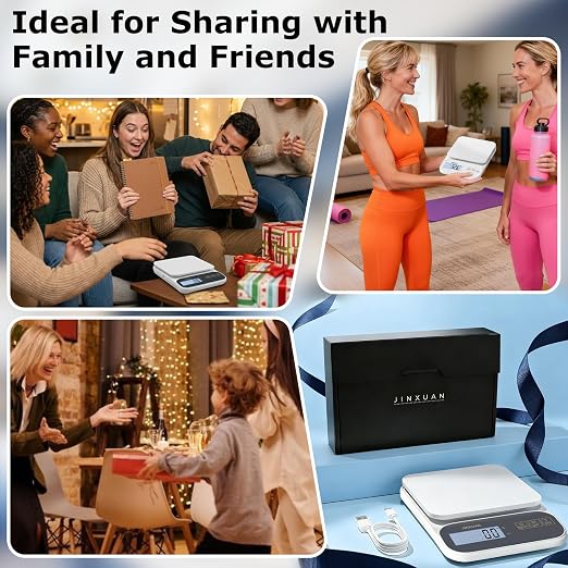 Kitchen Scale 5kg/0.1g Precision Food Scales for Kitchen Digital Scale Grams for Cooking Baking Weight Loss, Rechargeable Coffee Scale Food Weight Scale with Large Backlit LCD Display USB Cord