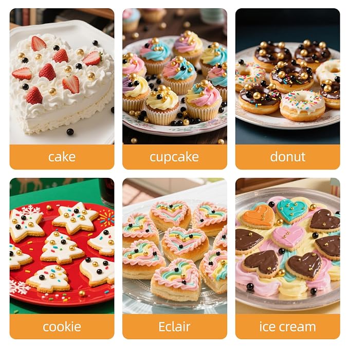 Edible Pearl Sprinkles for Cake Decorating,130g Black and Gold Candy Sprinkle Mixing Size,Baking Pearls Cake Cupcake Toppers,Cookie Donuts Ice Cream Decorations,Wedding Birthday Party Supplies