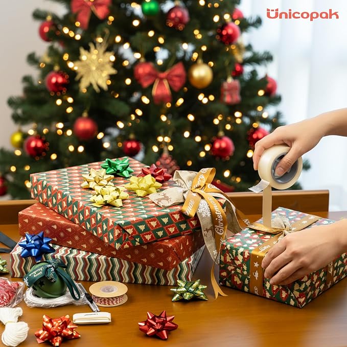 UnicoPak 6 Pack 9x6x4 Gift Boxes White Gift Boxes with Lids for Presents White Boxes Bulk for Gifts Birthday Wedding Bridesmaid Proposal Valentine Holiday Christmas