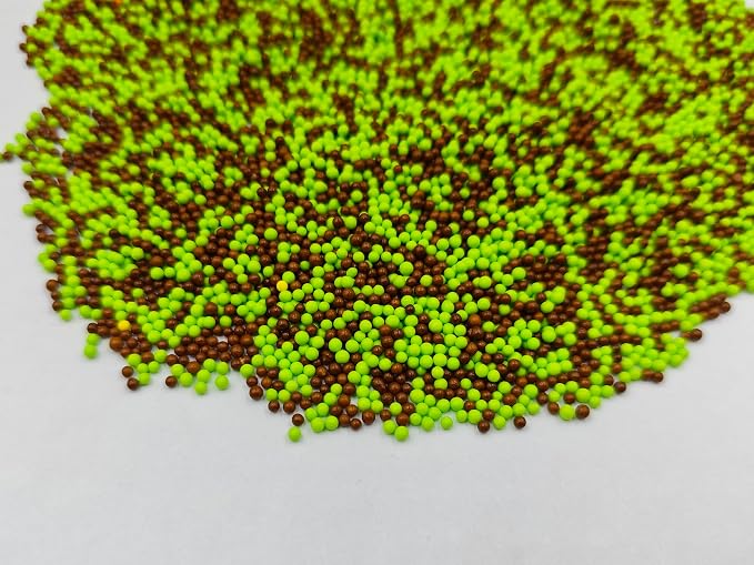 Edible Thanksgiving Fall Nonpareil Sprinkles, 2mm Sugar Pearls for Cake Decorating, Baking, Ice Cream, Cookies, Cupcake Topper Autumn Decorations,5.9oz (Brown&Orange&Yellow&Green&Red)
