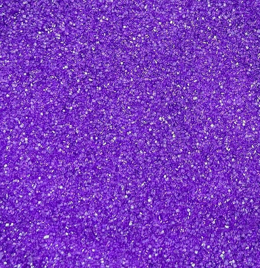 Senchanting Violet Sanding Sugar Sprinkles, Edible Crystal Light Purple Sanding Candy Sugar for Cake Decorating Wedding Party Baking Cupcake Cookie Ice Cream Decoration Supplies 90g/3.2oz