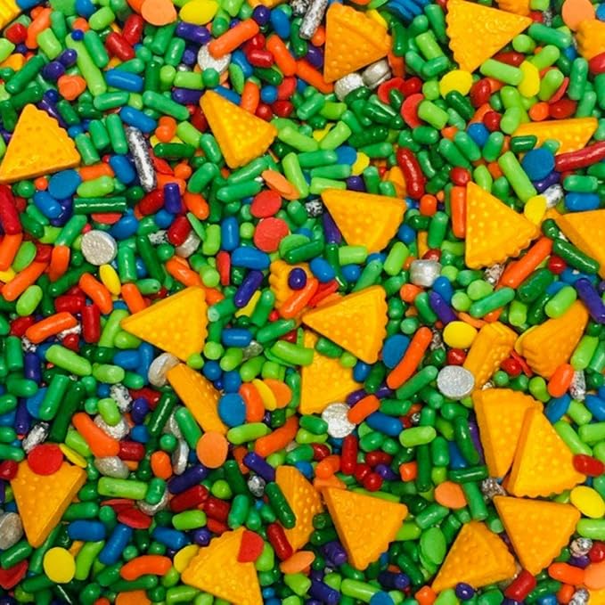 COOL MOM SPRINKLES Turtle Superhero Sprinkles (4 oz.) – Turtle Birthday Themed Sprinkles for Decorating Cakes, Cupcakes, Cookies & Desserts – Mixed in the USA/Gluten-Free