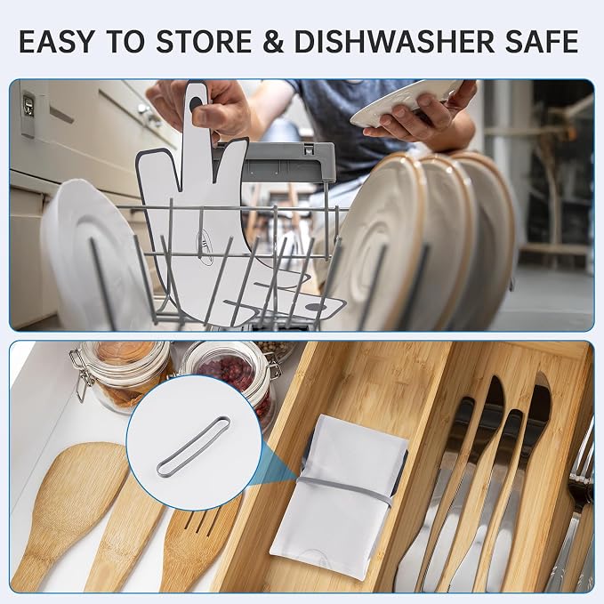 NiHome 4-Pack Silicone Bread Loaf Pan Liners, Reusable and Nonstick Silicone Bread Sling, Fit for 9x5, 9.5x5, and 10x5 Inch Loaf Pans, Dishwasher Safe, Easy to Clean (White)