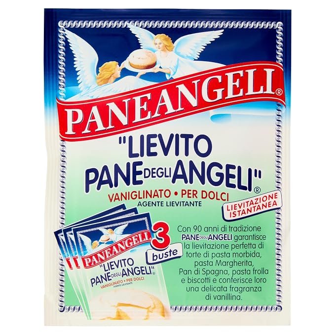 Paneangeli Lievito Vanigliato Per Dolci - Pane Degli Angeli Yeast - 3 count