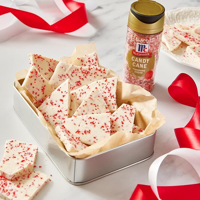 McCormick Finishing Sugar Variety Pack, Limited Edition, Includes Seasonal Winter Flavors Like Chocolate Hazelnut, Candy Cane, English Toffee, and Spiced Orange, For Baking & Beverages, 14.82 oz
