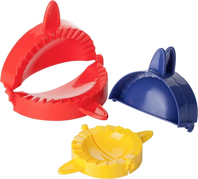 BTaT- Dough Press Set, 3 Pack, Dumpling, Empanada, Pastry & Turnover Press | Hand Pie Maker, Meat Pie Cutter for Baking Cooking & Kitchen Use