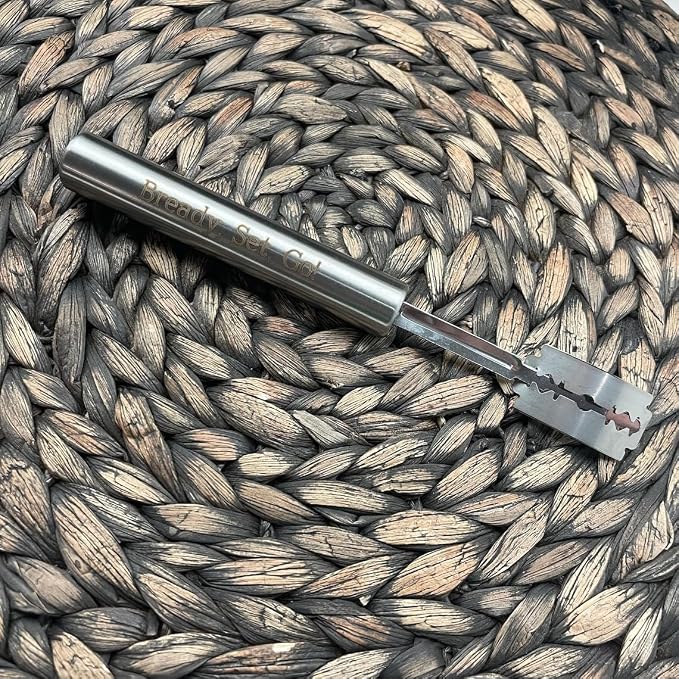 Personalized Bread Lame – Engraved Dough Scoring Tool – Stainless Steel Baker Gift – Custom Artisan Baking Tool