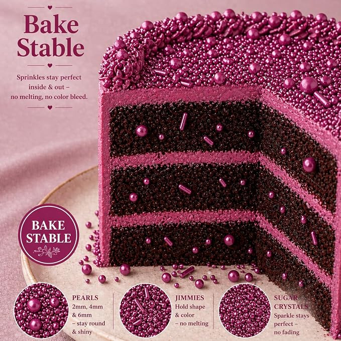 Confect Sprinkles for Cakes & Cupcakes – Birthday Sprinkles – Edible Cake Topping for Cupcakes, Cookies, Desserts – Celebration Baking Decoration – Vegan, Gluten-Free, Nut-Free, Soy-Free, Dairy-Free , Handcrafted Sprinkle – 5 Oz