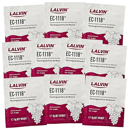 Lalvin Wine Yeast EC-1118 10pk