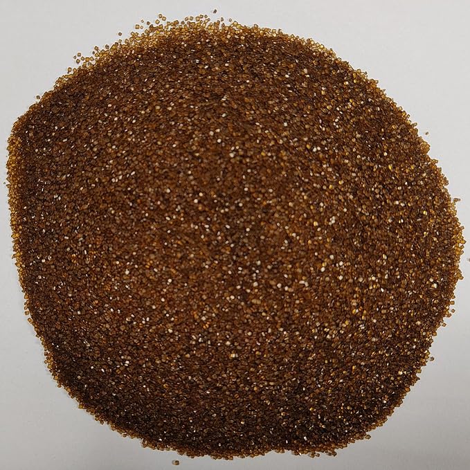 Brown Sanding Sugar Sprinkles, Brown Sugar Crystals, Edible Sparkling Sprinkles for Cake Cupcake Decorating, Baking Cake Decorations, Cookies Ice Cream Toppings, Wedding Party Christmas Supplies 130g/4.6oz