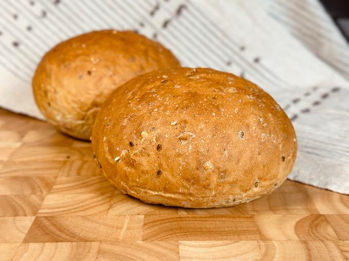 Molibake Fitness Bread Mix – Pack of 4 – All-Natural High-Fiber Bread Mix for Bread Machine and Oven – 15 oz – Whole Grain Breads Mix with Carrots, Oats, Flax, Sunflower & Sesame Seeds – Easy-to-Use Bread Maker Mix for Homemade Baking