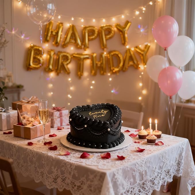 Twenty Fine Cake Topper – Gold Acrylic 25th Birthday Cake Decoration, Funny Twenty Five Cake Sign, Reusable Cake Topper for Men & Women Party Supplies (TWENTY FINE)