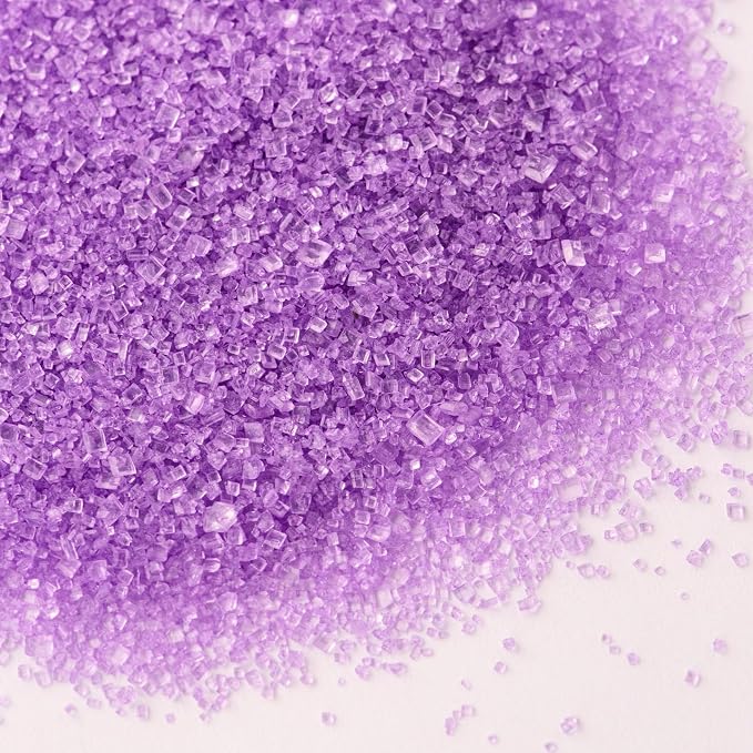 Sweets Indeed Dye Free Purple Sugar, Dye Free, Edible Sprinkles, No Artificial Dyes, Perfect for Cake Decorations, Baking, Ice Cream, Cookies, Cupcake Topper 3.35 ounces (Dye Free Purple Sugar)