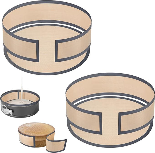 2 Pcs 10 Inch Silicone Baking Mats for Springform Pan, Easy Clean Springform Pan Liner Prevent Cakes from Sticking to Bottom and Sides (Gray)