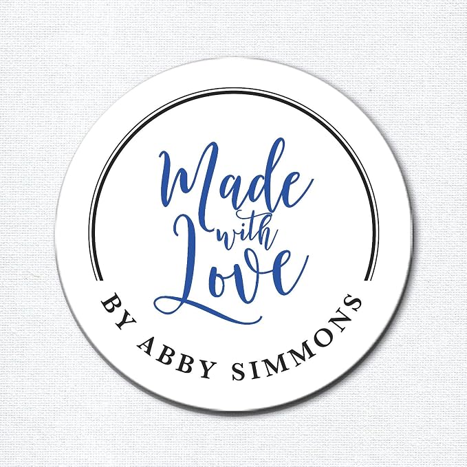Made with Love Stickers, From the Kitchen of Gift Stickers, Favor Stickers, Personalized Food Labels, Favor Labels, Baked Good Stickers, Food Stickers From the Kitchen of Labels F6:35
