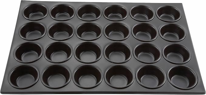 Winco 24-Cup Non-Stick Muffin and Cake Pan, Aluminum