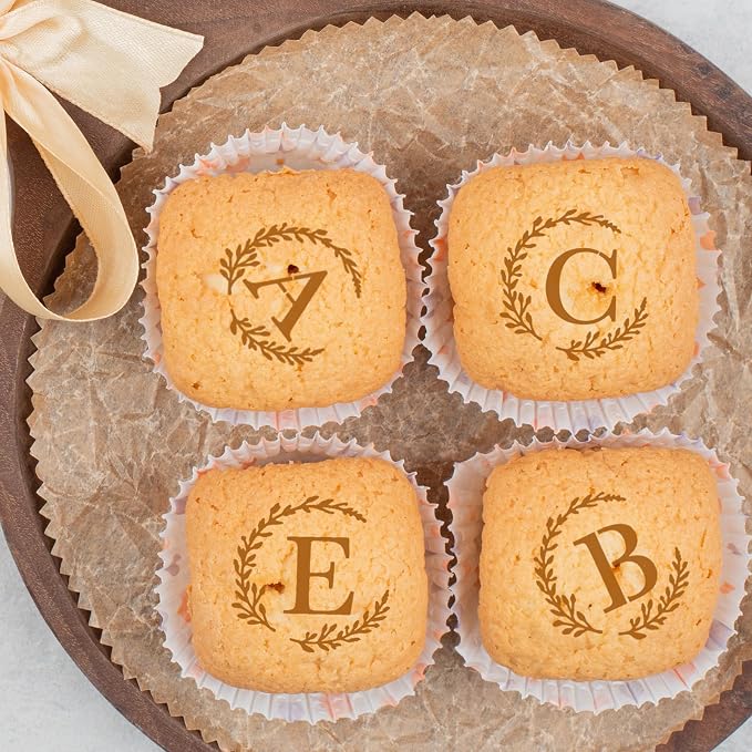27 PCS Cookie Decorating Stencils Small Letter Stencil for Cookie Royal Icing Cookies Stencil 3 X 3.6 Inch Reusable Alphabet Stencils for Cake Coffee Decorating Baking DIY