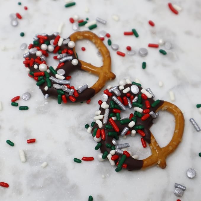 Mystic Sprinkles 4 Cell Sprinkle Assortments (A Classic Christmas in Silver, Petite)