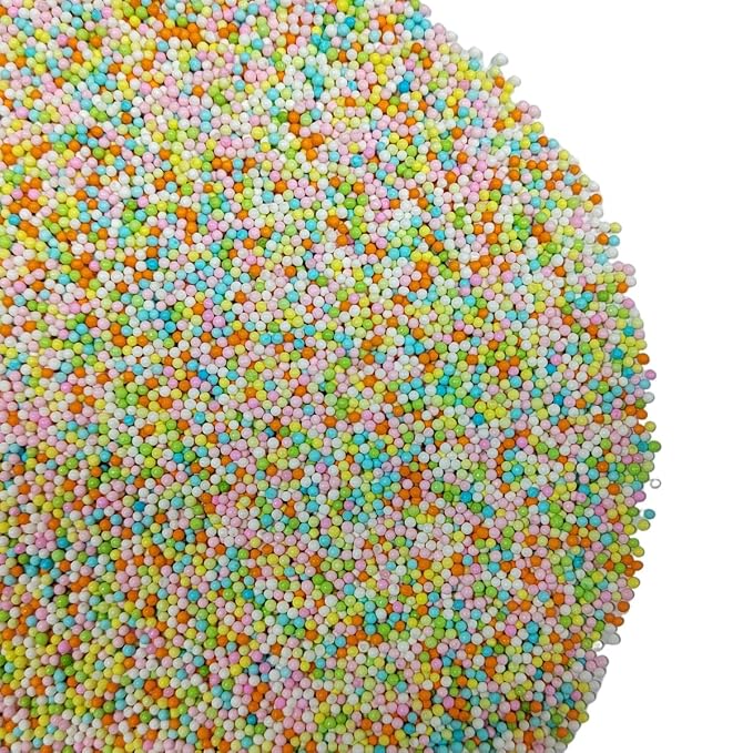 EPHVODI Easter Themed Sprinkle Nonpareils Sprinkles Edible Mini Pearl Sprinkles for Cake Decorations, Baking, Ice Cream, Cookies, Donuts and Lollipops - 2mm Sugar Pearls 3.88oz