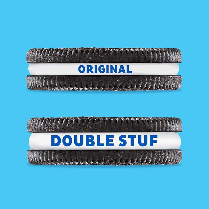 OREO Gluten Free Original & Double Stuf Chocolate Sandwich Cookies Variety Pack, Gluten Free Cookies, 20 Count (Pack of 4)