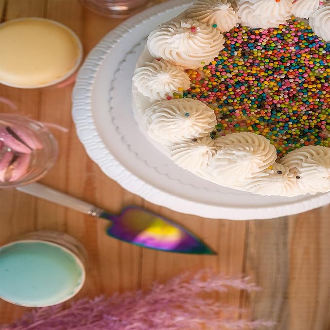 Rainbow Sprinkles, Nonpareils Sprinkles for Cake Decorating, Cake Sprinkles Bulk 1.54 LB, Sujoygar, Cupcake, Cookie, Chocolate, Baking, Cake Sprinkles