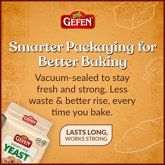 Gefen Instant Dry Yeast, 1 pound (2 Pack)